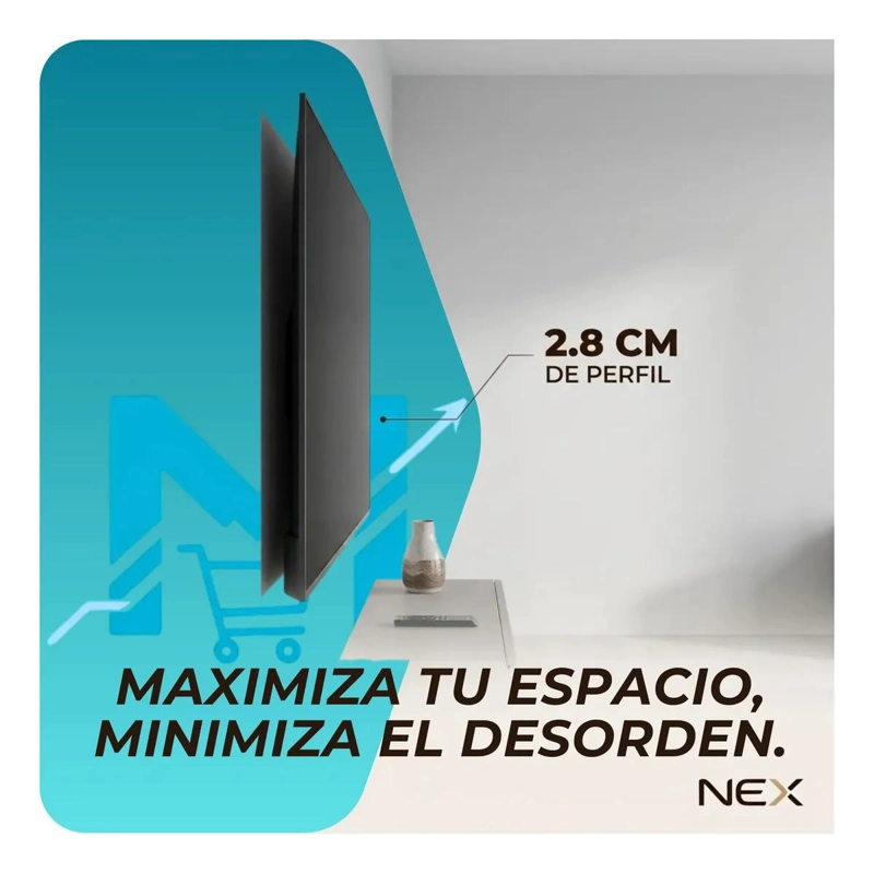 SOPORTE FIJO DE PARED PARA TELEVISORES DE 37 A 75 PULGADAS - 5