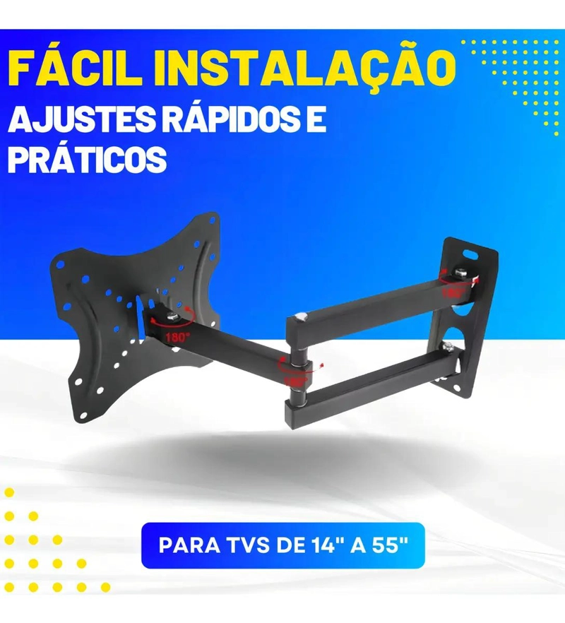 SOPORTE DE PARED PARA TELEVISORES DE 14 A 55 PULGADAS - 3