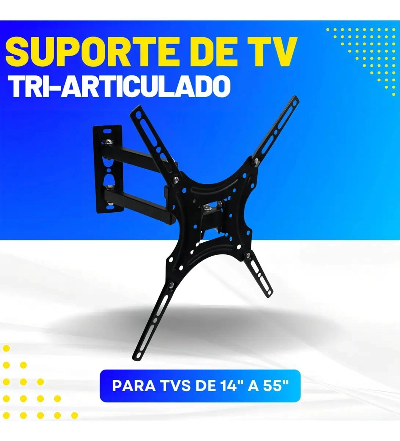 SOPORTE DE PARED PARA TELEVISORES DE 14 A 55 PULGADAS - 4