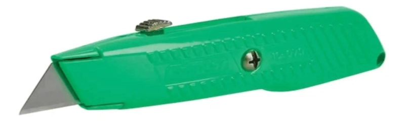 CUCHILLO CARTONERO RETRACTIL CON HOJA DE REPUESTO - 1