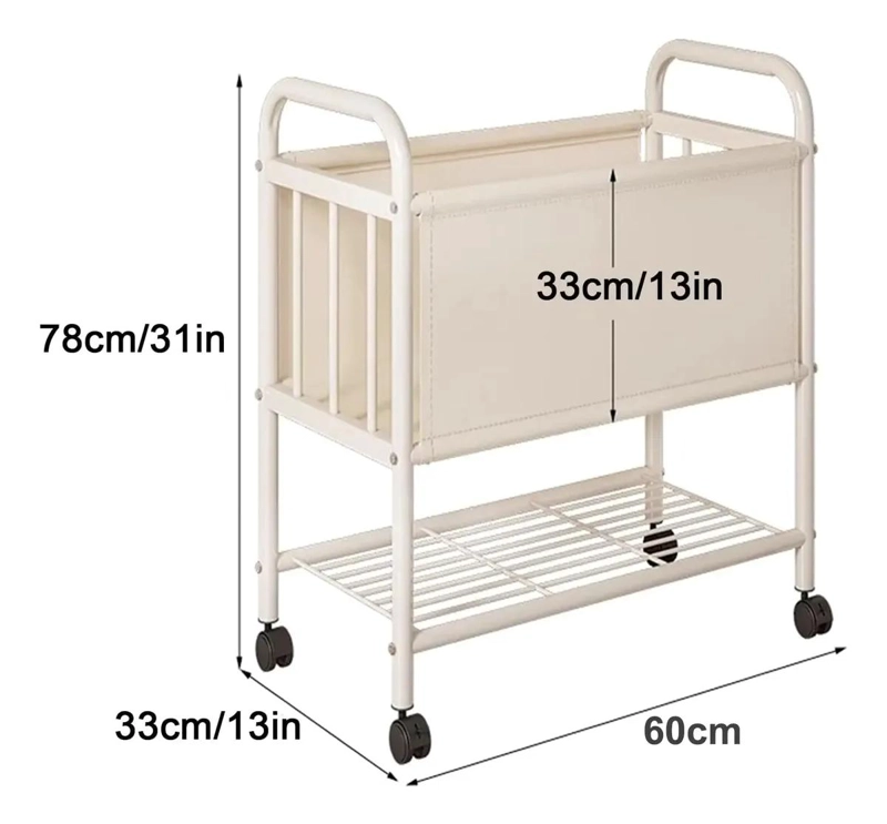 CARRO ORGANIZADOR DE GABINETES DE COCINA BLANCO PARA ALMACENAMIENTO - 2