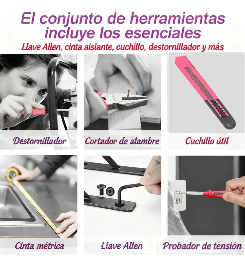 KIT DE HERRAMIENTAS MECANICAS 13 PIEZAS - 4