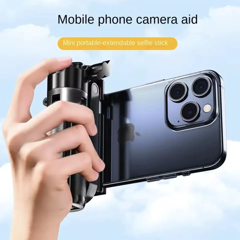 BASTON SELFIE TRIPODE MINI PORTATIL CON CONTROL REMOTO BLUETOOTH - 4