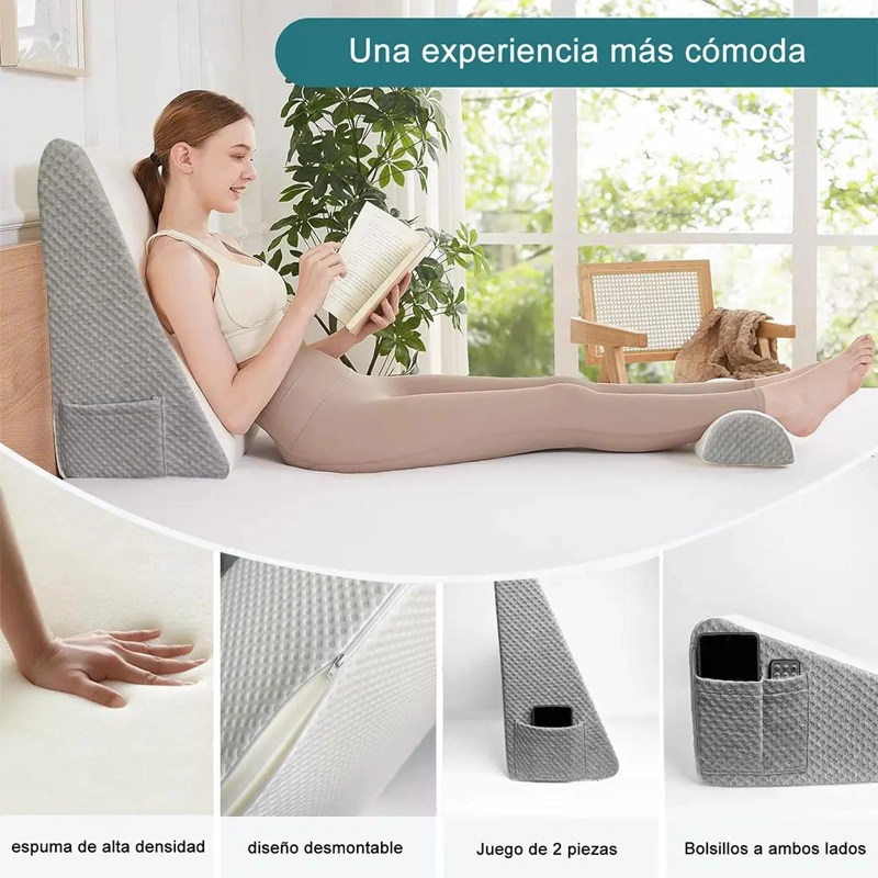 ALMOHADA CUÑA ANTIREFLUJO PARA CONFORT Y SOPORTE - 5
