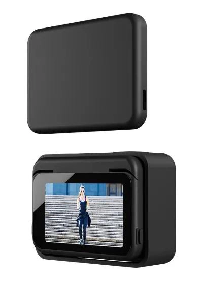 FUNDA DE SILICONA Y TAPA PARA CAMARA INSTA 360 ACE PRO - 3