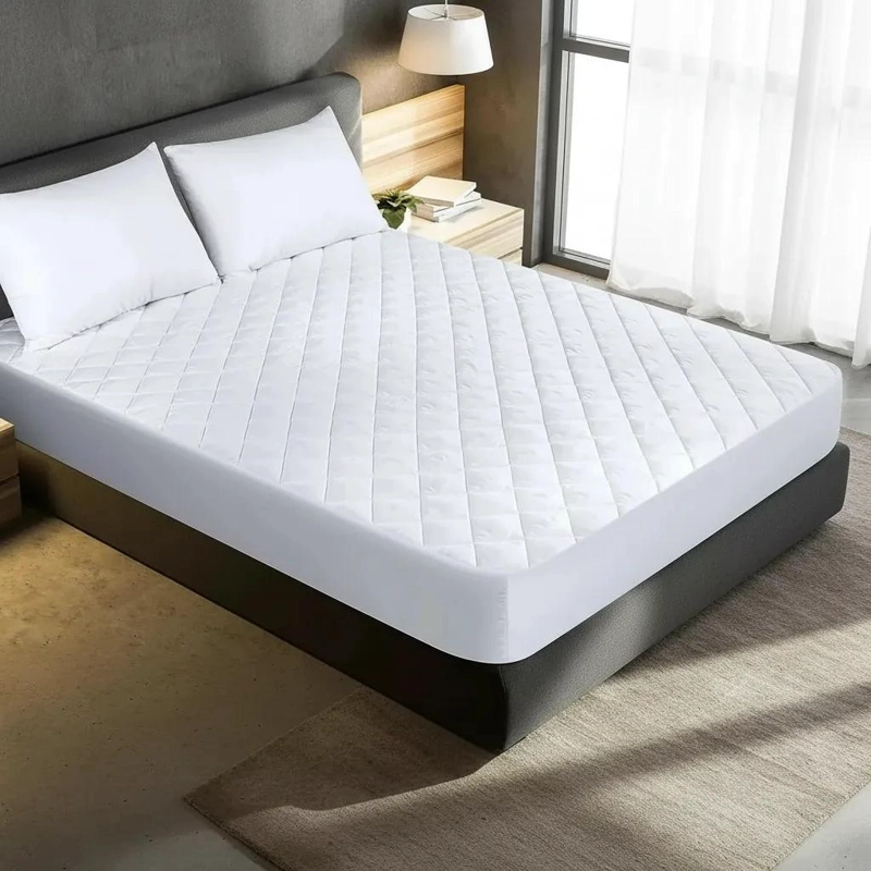 CUBRECOLCHON IMPERMEABLE 1.5 PLAZAS CON FUNDA HIPOALERGE NICA - 1