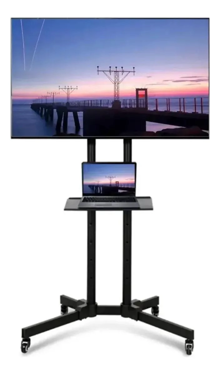 SOPORTE MOVIL PARA TELEVISORES DE 32 A 65 PULGADAS CON RUEDAS - 1