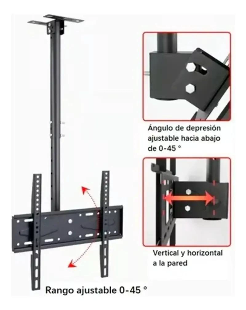 SOPORTE DE TECHO AJUSTABLE E INCLINABLE PARA TELEVISORES DE 26 A 60 PULGADAS - 4
