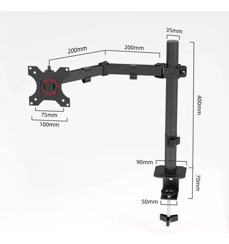 SOPORTE PARA MONITOR DE 13 A 32 PULGADAS AJUSTABLE - 2