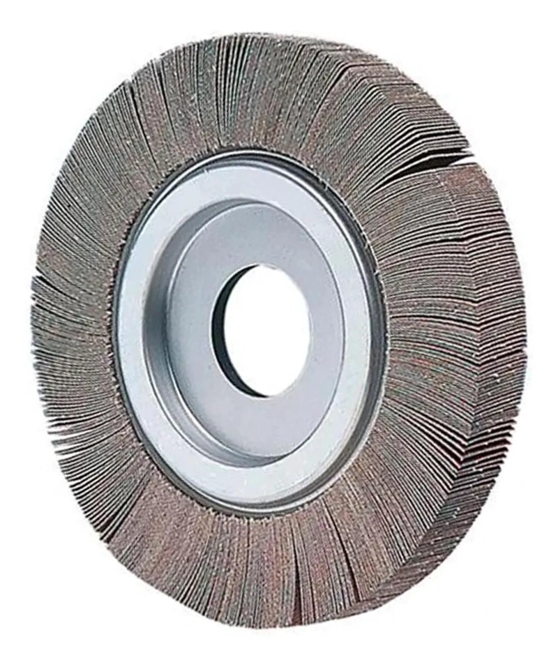 RUEDA TRASLAPADA 165 MM PARA ESMERIL CON GRANO 60 - 1
