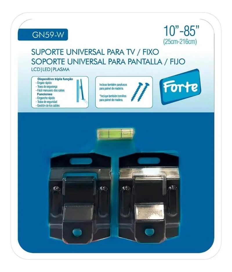 SOPORTE DE TV FIJO UNIVERSAL PARA PANTALLAS DE 10' A 85' - 5