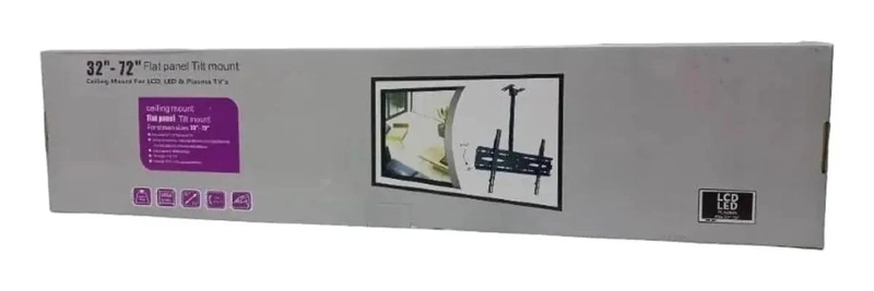 SOPORTE DE TECHO AJUSTABLE PARA TELEVISORES DE 32 A 72 PULGADAS - 1