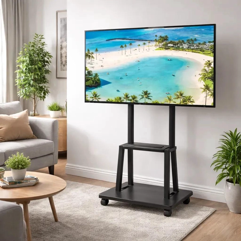 SOPORTE TV MOVIL CON RUEDAS PARA PANTALLAS DE 32 A 55 PULGADAS - 2