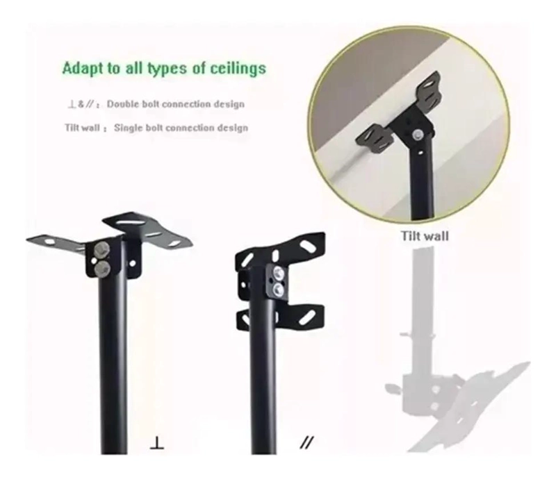 SOPORTE ARTICULADO PARA TV DE 26 A 60 PULGADAS TECHO INCLINABLE - 8