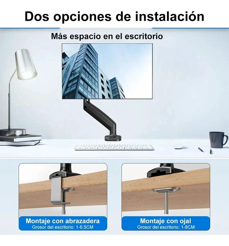 SOPORTE ARTICULADO PARA MONITOR DE 17 A 32 PULGADAS CON BRAZO EXTENSIBLE - 7