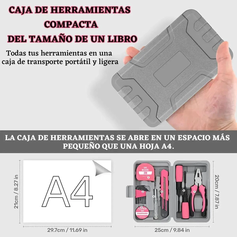 SET DE HERRAMIENTAS MANUALES 13 PIEZAS - 3