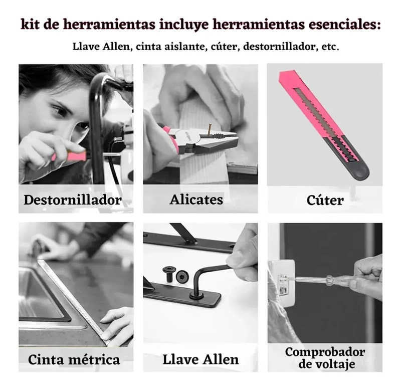 SET DE HERRAMIENTAS MANUALES 13 PIEZAS - 4