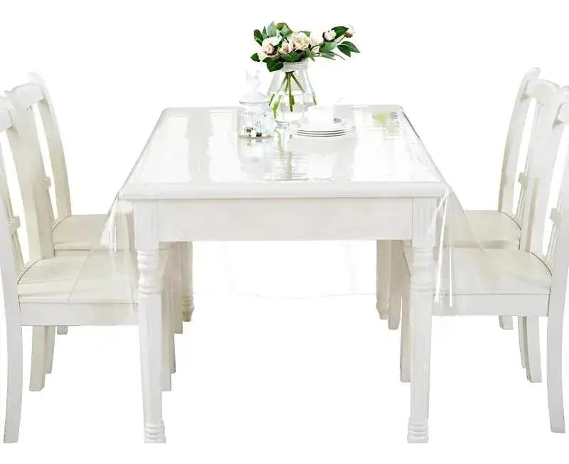 MANTEL TRANSPARENTE DE PVC 2X1.4 MTS IDEAL PARA PROTEGER MESAS - 1