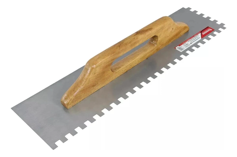 LLANA DENTADA LARGA 10 MM PARA ACABADOS DE YESO - 1