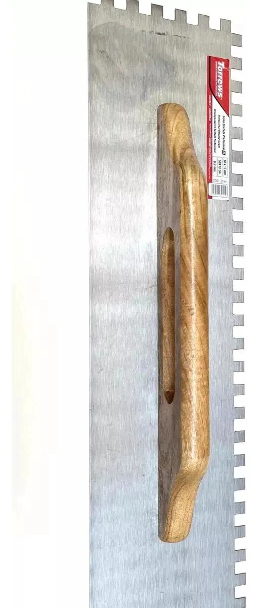 LLANA DENTADA LARGA 10 MM PARA ACABADOS DE YESO - 3
