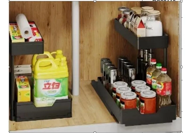CARRO ORGANIZADOR DESMONTABLE DE 2 NIVELES PARA HOGAR - 5