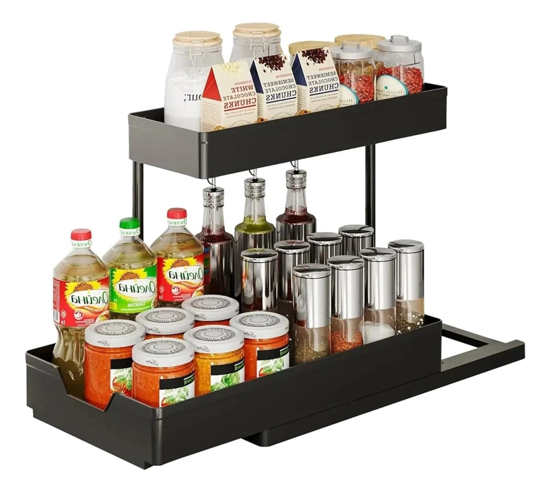 CARRO ORGANIZADOR DESMONTABLE DE 2 NIVELES PARA HOGAR - 6