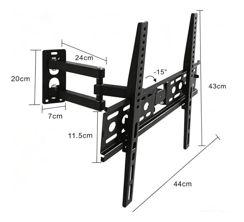 SOPORTE PARED ARTICULADO INCLINABLE PARA TELEVISORES DE 32 A 55 PULGADAS - 2