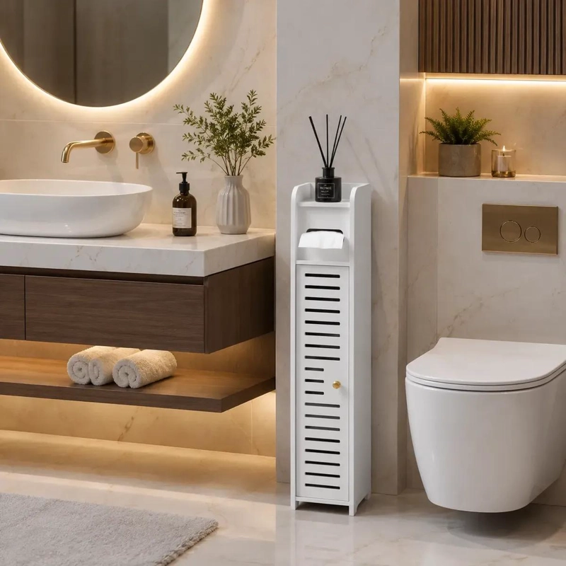 MUEBLE ESQUINERO ORGANIZADOR PARA BAÑO Y COCINA CON REPISAS - 1