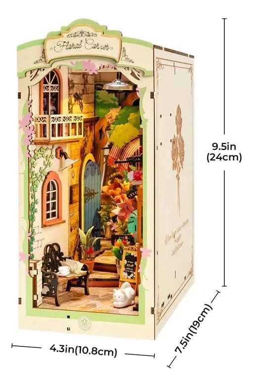 RINCON DE LECTURA FLORAL DIY CON ILUMINACION TACTIL - 6