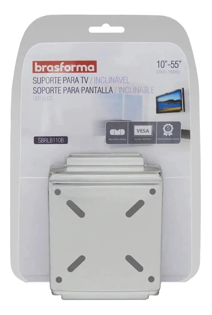 SOPORTE DE PARED PARA TELEVISOR DE 10 A 55 PULGADAS EN COLOR BLANCO - 5