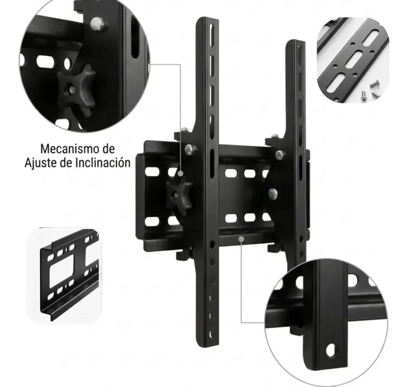 SOPORTE INCLINABLE PARA TV DE 32 A 70 PULGADAS CON KIT DE INSTALACION - 6