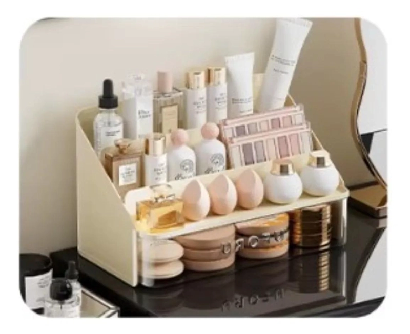 ORGANIZADOR MULTIFUNCIONAL PARA ESCRITORIO Y COSME TICOS - 3