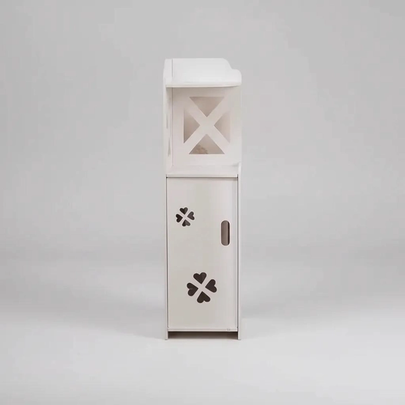 ORGANIZADOR DE BAÑO CON PUERTA Y 3 NIVELES PARA ALMACENAJE - 1