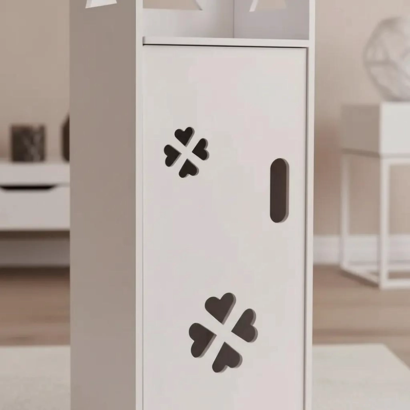 ORGANIZADOR DE BAÑO CON PUERTA Y 3 NIVELES PARA ALMACENAJE - 4