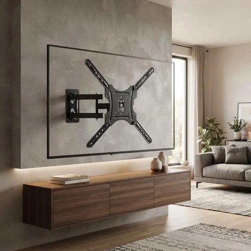 SOPORTE PARED ARTICULADO INCLINABLE PARA PANTALLAS DE 14 A 43 PULGADAS - 1