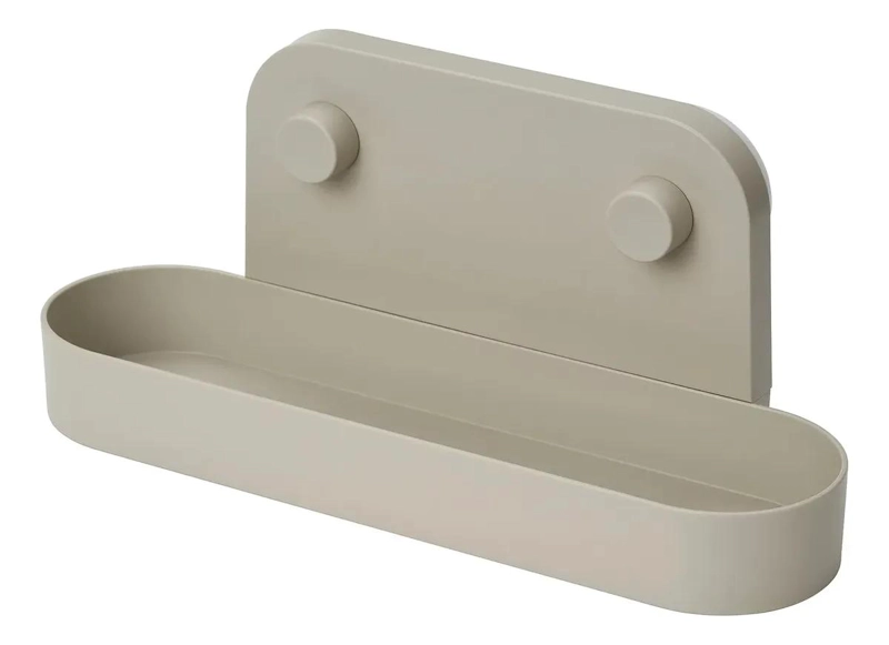 ESTANTERIA DE DUCHA CON VENTOSAS PARA BAÑO 28 CM - 1