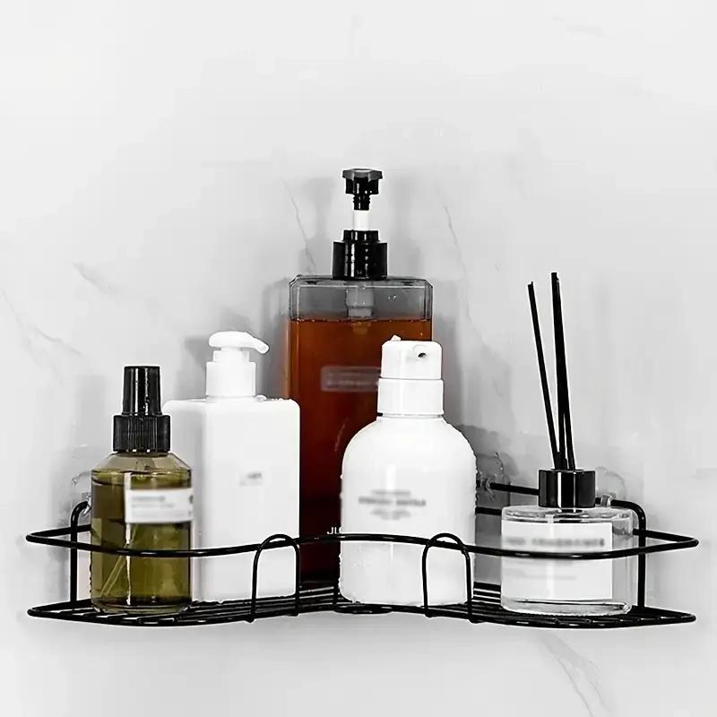 ORGANIZADOR DE DUCHA ESQUINERO DE ACERO INOXIDABLE NEGRO - 2
