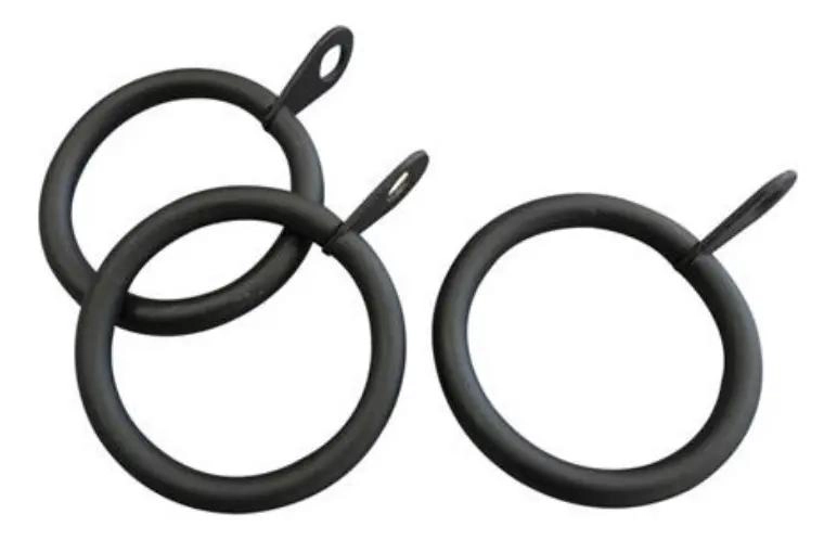 PACK DE 50 ARGOLLAS ANILLA DE BARRA PARA CORTINA METAL 25MM - 2