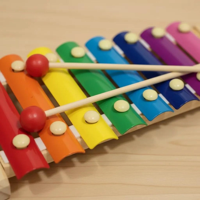 XILOFONO INFANTIL DE MADERA CON 8 TECLAS PARA NIÑOS - 9