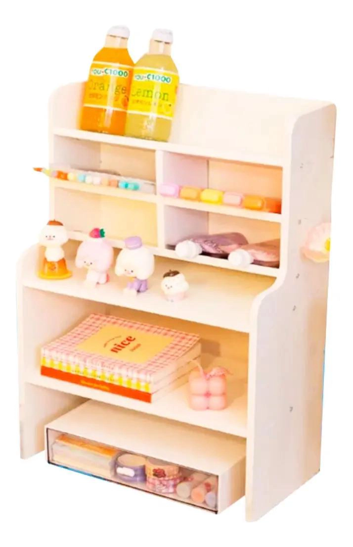 ORGANIZADOR MULTIUSOS BLANCO CON 8 COMPARTIMENTOS DE 42 CM - 1