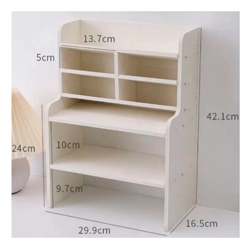 ORGANIZADOR MULTIUSOS BLANCO CON 8 COMPARTIMENTOS DE 42 CM - 2
