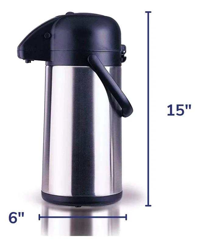 TERMO SIFON DE ACERO INOXIDABLE 1 LITRO PARA BEBIDAS - 4