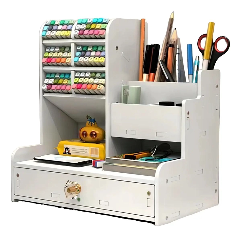ORGANIZADOR DE ESCRITORIO PARA LAPICES Y ACCESORIOS DE OFICINA - 1