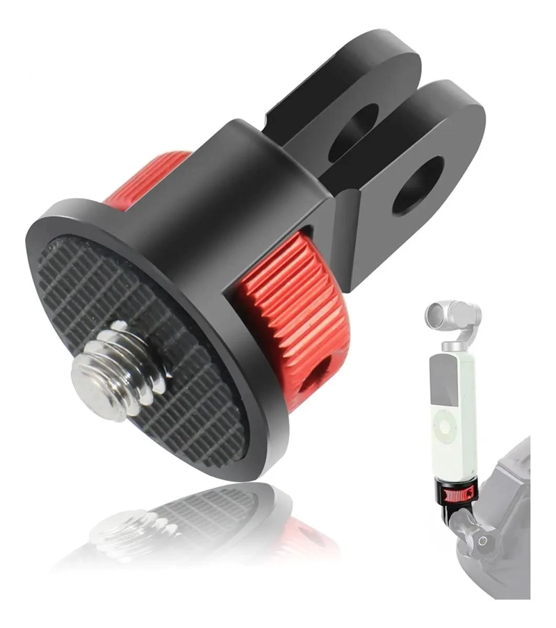 ADAPTADOR DE TRIPODE GIRATORIO 360° PARA CAMARAS DEPORTIVAS - 1