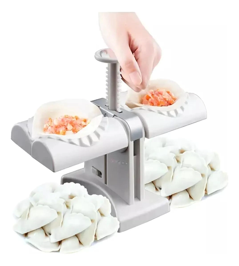 PRENSA PARA HACER EMPANADAS Y GYOZAS DE ACERO INOXIDABLE - 3