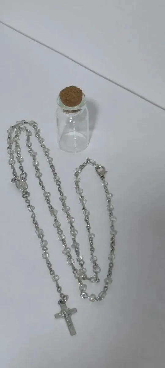 PACK DE 6 ROSARIOS CATOLICOS CON BOTELLITA DE VIDRIO - 3