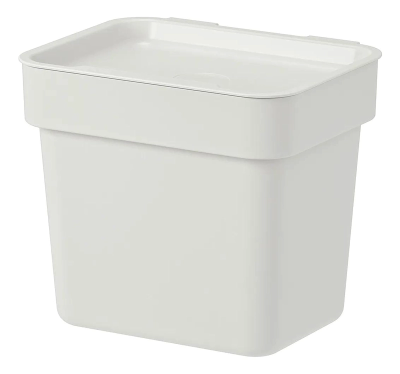 BASURERO APILABLE DE PLASTICO RECICLADO 3 LITROS - 1