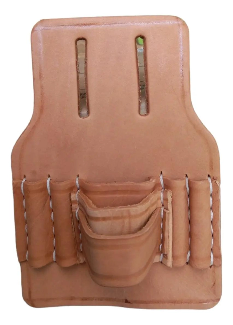 ESTUCHE DE CUERO PARA HERRAMIENTAS DE ELECTRICISTA - 1