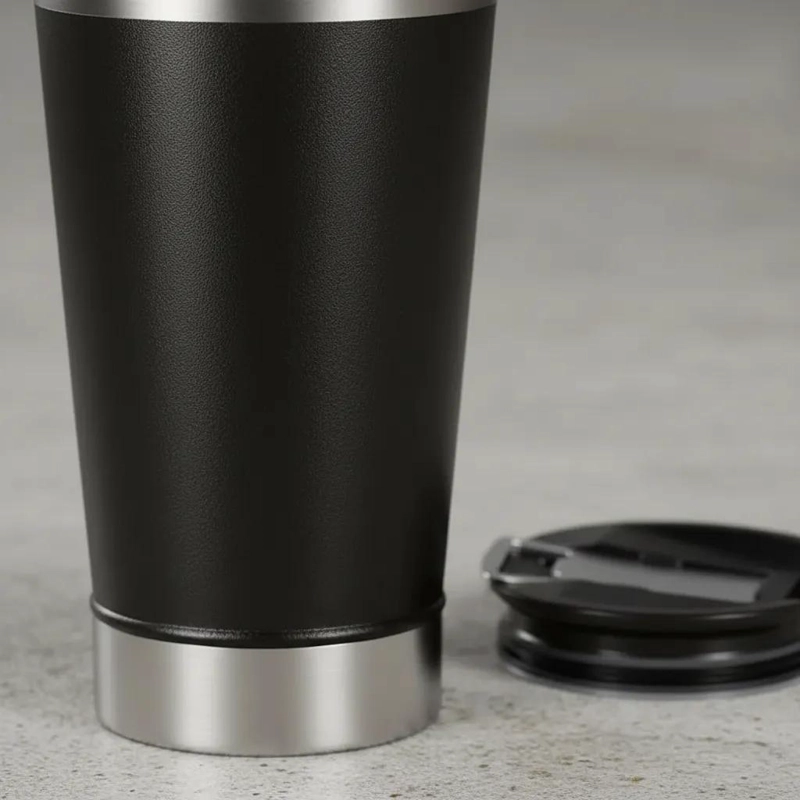 VASO TE RMICO DE ACERO INOXIDABLE 502ML CON DESTAPADOR - 5