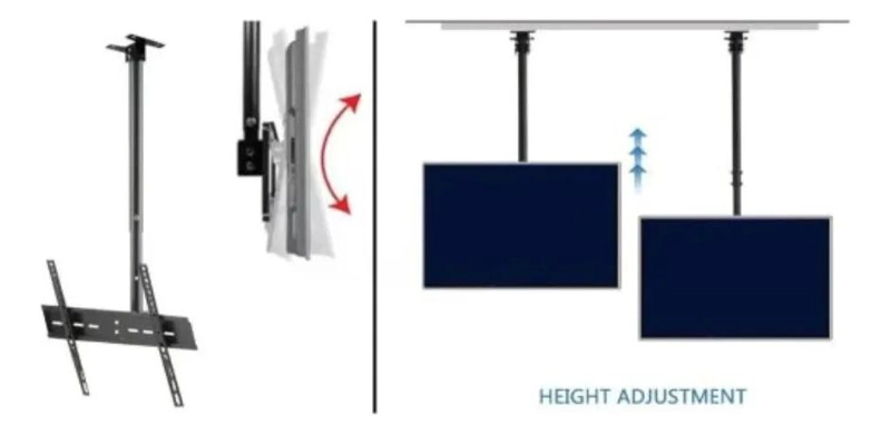 SOPORTE DE TECHO INCLINABLE PARA PANTALLAS DE 20 A 55 PULGADAS - 3